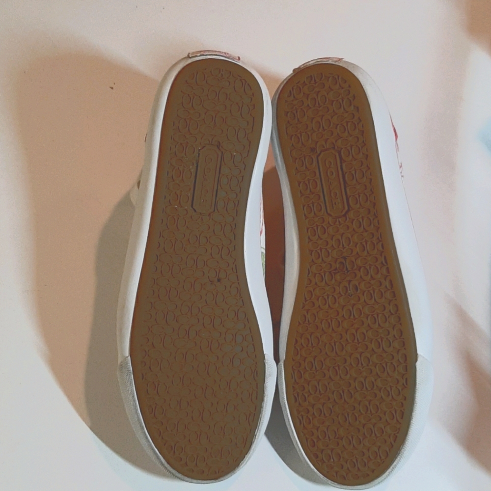 COACH BARRETT SIGNATURE MULTICOLOR LOGO SNEAKERS - Picture 6 of 10